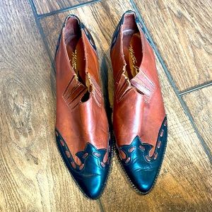 Vintage Western Ankle Boots Mister Shoes